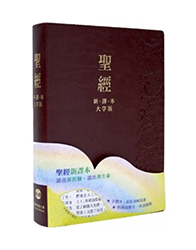 L23TS11J2-I 新译本圣经 大字版 神字版 棕色俪皮金边 拇指索引 繁体 L23TS11J2-I 新译本圣经 大字版 神字版 棕色俪皮金边 拇指索引 繁体